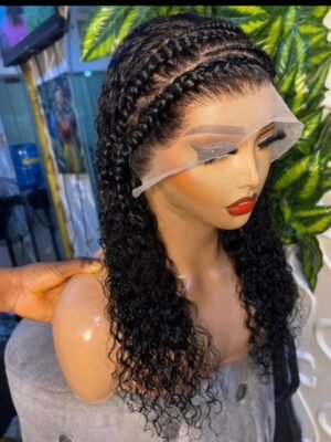 Full frontal 💯 HH curly wig